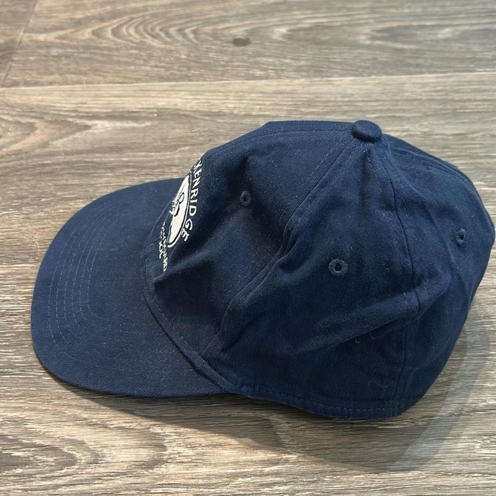 Vintage Breckenridge Ski Snowboard School Cap Baseball Hat Navy Blue Colorado - Picture 3 of 9